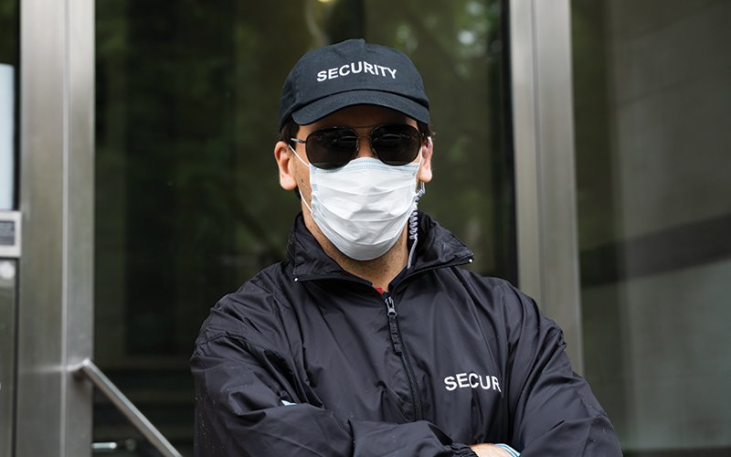 unarmed security officer